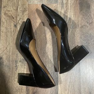 14th & Union Womens Black Pointed Toe Pump Size 6